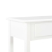 Aparador de MDF blanco 110x35x80 cm