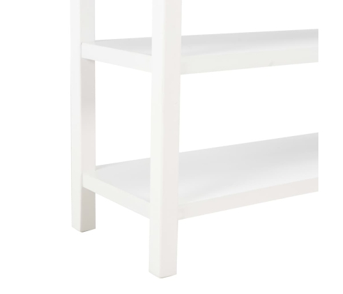 Aparador de MDF blanco 110x35x80 cm