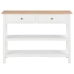 Aparador de MDF 110x35x80 cm blanco