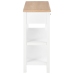 Aparador de MDF 110x35x80 cm blanco