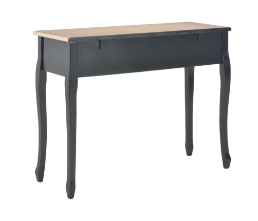 280046  Dressing Console Table with 3 Drawers Black