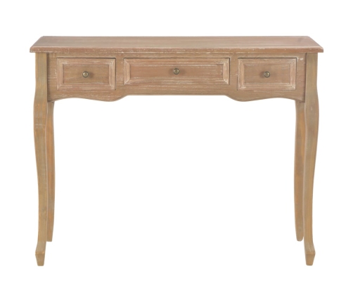 280047  Dressing Console Table with 3 Drawers Brown