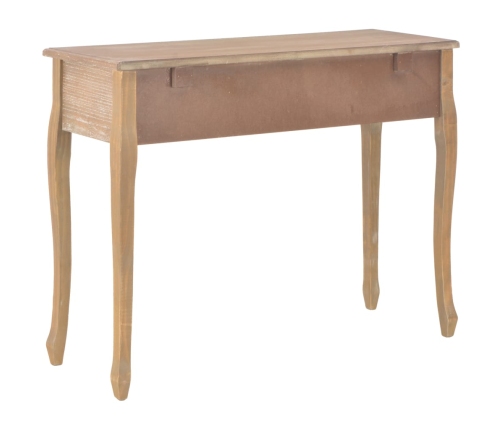 280047  Dressing Console Table with 3 Drawers Brown