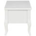 Mueble para TV de madera blanco 100x35x35 cm