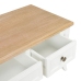 Mueble para TV de madera blanco 100x35x35 cm