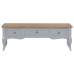 Mueble para TV de madera gris 100x35x35 cm