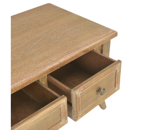 Mueble para TV de madera marrón 100x35x35 cm