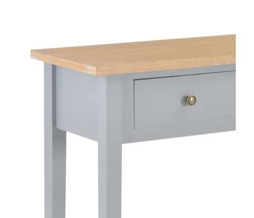 Mesa consola tocador de madera gris 79x30x74 cm