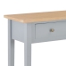 Mesa consola tocador de madera gris 79x30x74 cm