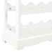 Armario botellero MDF blanco 70x22,5x70,5 cm