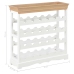 Armario botellero MDF blanco 70x22,5x70,5 cm