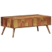 Mesa de centro de madera maciza de sheesham 100x50x39 cm