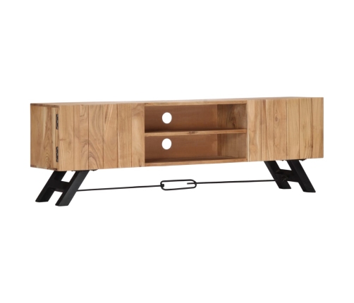 vidaXL Mueble de TV madera maciza de acacia 140x30x45 cm