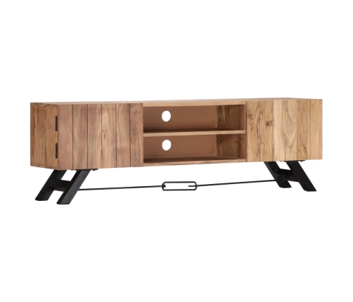 vidaXL Mueble de TV madera maciza de acacia 140x30x45 cm