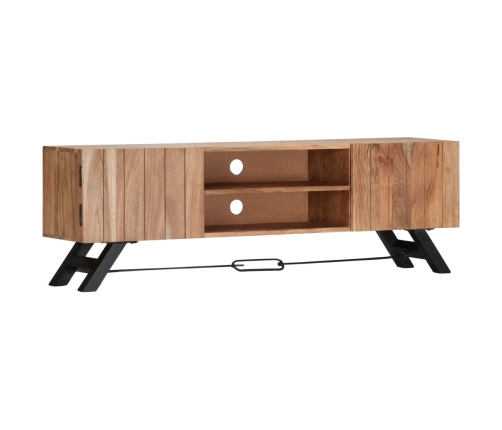 vidaXL Mueble de TV madera maciza de acacia 140x30x45 cm