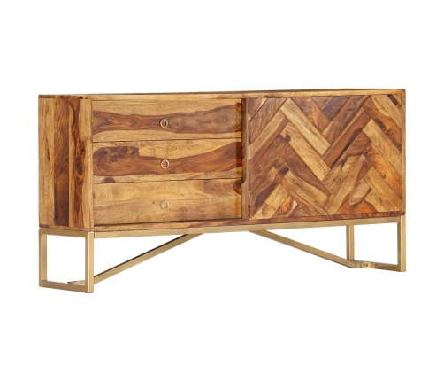 Aparador de madera maciza de sheesham 118x30x60 cm