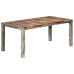 Mesa de comedor de madera maciza de sheesham gris 180x90x76 cm