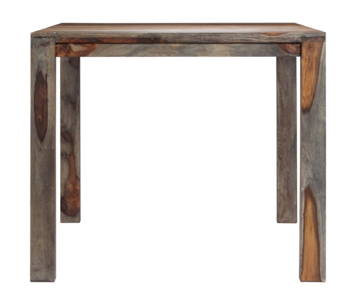 Mesa de comedor de madera maciza de sheesham gris 180x90x76 cm