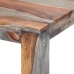 Mesa de comedor de madera maciza de sheesham gris 180x90x76 cm