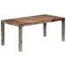 Mesa de comedor de madera maciza de sheesham gris 180x90x76 cm