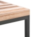 Mesa de centro de madera maciza 50x50x33,5 cm