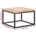 Mesa de centro de madera maciza 50x50x33,5 cm