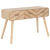 Mesa consola de madera maciza 100x35x68 cm