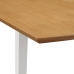 Mesa de comedor extensible MDF blanca (80-120)x80x74 cm