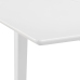 Mesa de comedor extensible MDF blanca (80-120)x80x74 cm