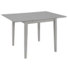 Mesa de comedor extensible gris (80-120)x80x74 cm MDF