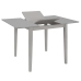 Mesa de comedor extensible gris (80-120)x80x74 cm MDF