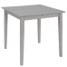 Mesa de comedor extensible gris (80-120)x80x74 cm MDF