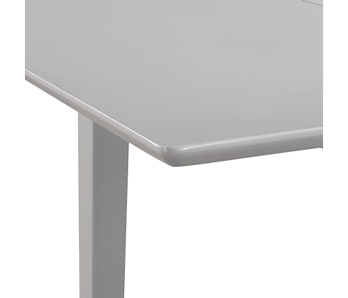 Mesa de comedor extensible gris (80-120)x80x74 cm MDF