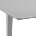 Mesa de comedor extensible gris (80-120)x80x74 cm MDF