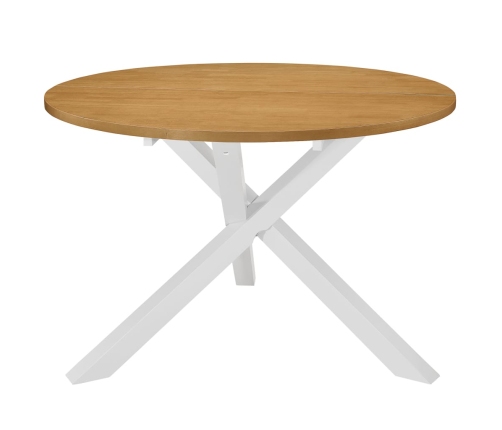 Mesa de comedor blanca 120x75 cm MDF