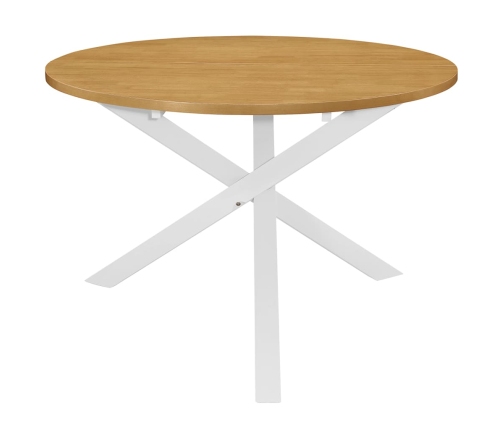 Mesa de comedor blanca 120x75 cm MDF