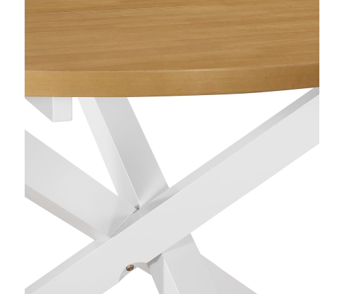 Mesa de comedor blanca 120x75 cm MDF