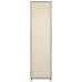 Armario con 4 compartimentos color crema 175x45x170 cm