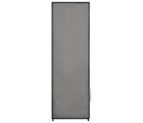 Armario de tela gris 87x49x159 cm