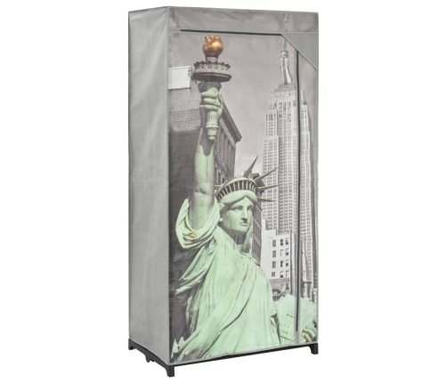 Armario de tela New York 75x45x160 cm