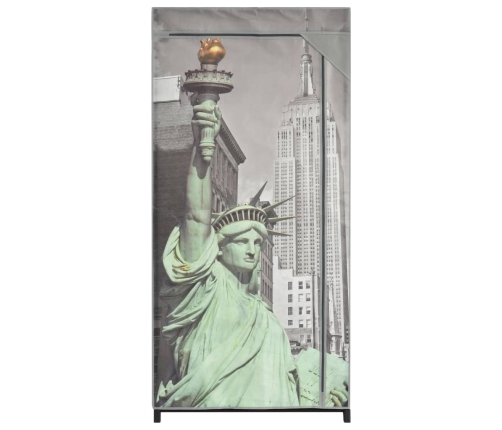 Armario de tela New York 75x45x160 cm