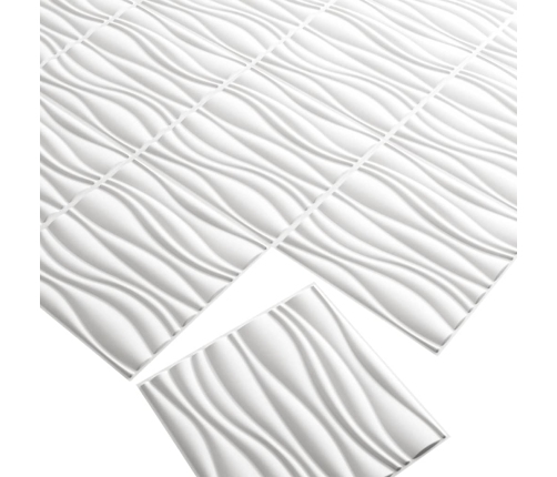 WallArt Paneles de pared 3D 24 uds GA-WA04 diseño Waves