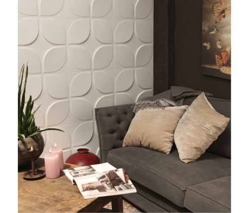 WallArt Paneles de pared 3D 24 uds GA-WA06 diseño Sweeps