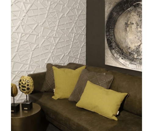 WallArt Paneles de pared 3D GA-WA26 24 unidades Olivia