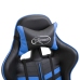 Silla de gaming de cuero sintético azul