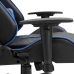 Silla de gaming de cuero sintético azul