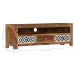 Mueble de TV de madera maciza de sheesham 120x30x40 cm