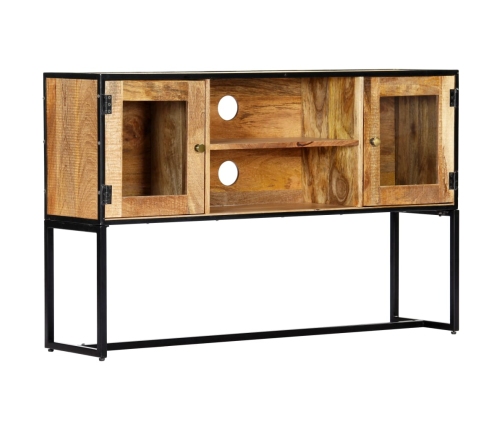 Mueble para TV de madera maciza reciclada 120x30x75 cm