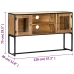 Mueble para TV de madera maciza reciclada 120x30x75 cm