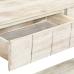 Mesa consola de madera maciza de mango 120x35x75 cm